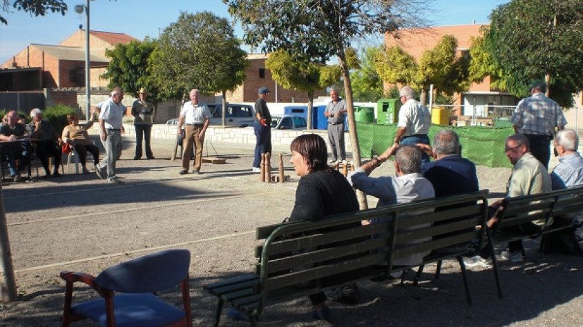 Una imatge del partit d'aquest dissabte.