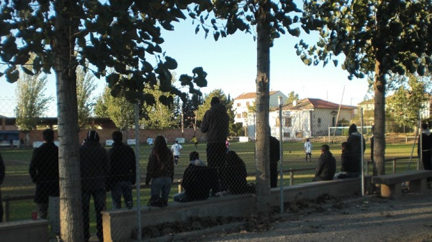 Una imatge del partit de diumenge contra Pobla.