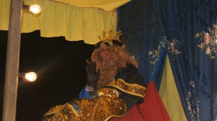 Detall de la carrossa del rei ros.