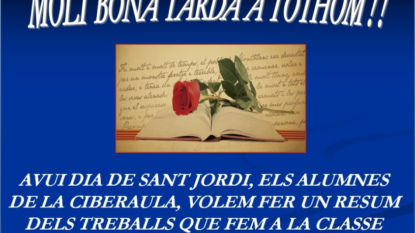 Portada de la presentació dels treballs.