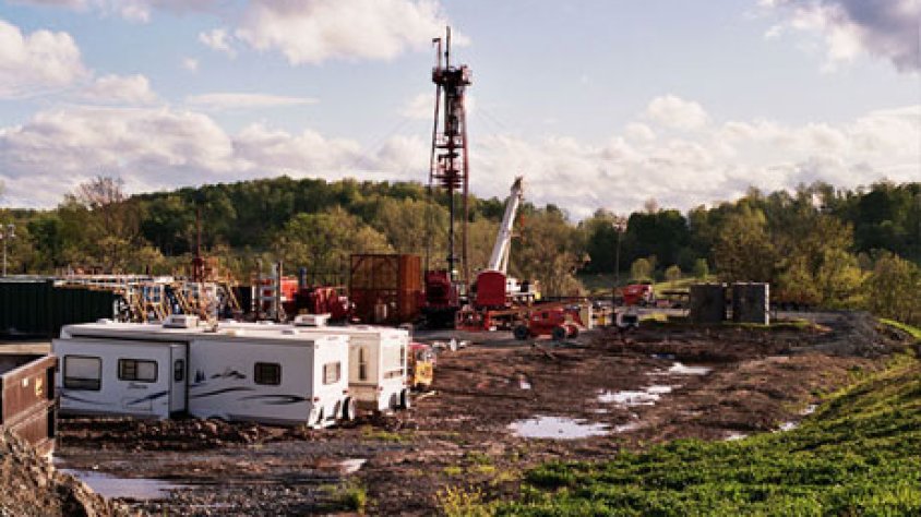 Pou de fractura hidràulica.